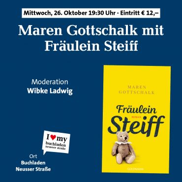 Maren Gottschalk mit Fräulein Steiff