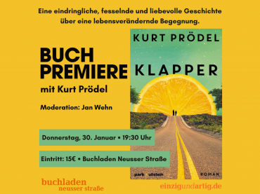 Klapper: Buchpremiere mit Kurt Prödel