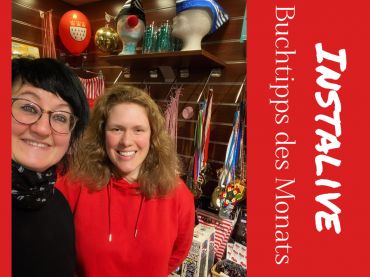 Unser Buchladengold: Buchtipps des Monats im Livetalk bei Instagram