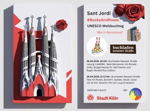 Sant Jordi trifft auf Welttag des Buches #BooksandRoses