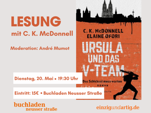 C.K. McDonnell und Elaine Ofori mit "Ursula und das V-Team"