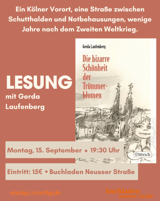 Gerda Laufenberg und ‭«Die bizarre Schönheit der Trümmerblumen»